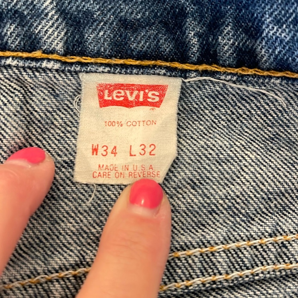 Vintage 1993 Levi’s 517(?) Orange Tab Jeans, 32x30 - Picture 5 of 10